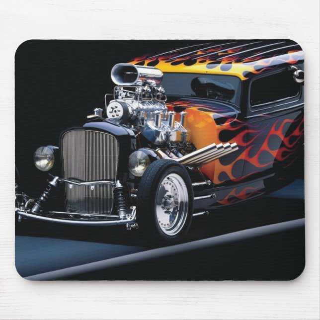 Hot rod mouse pad (Front)