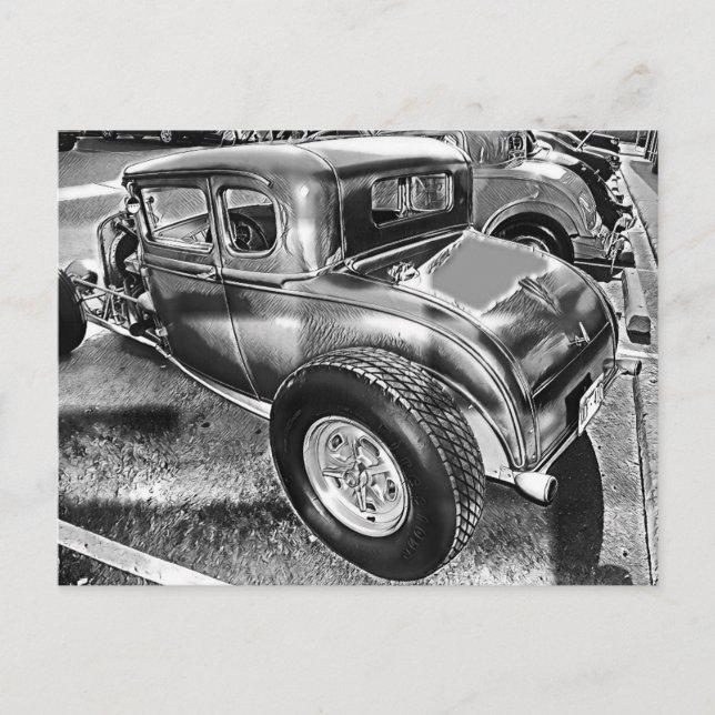 Hot Rod Postcard (Front)