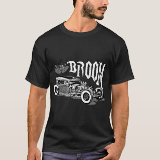 Hot Rod Skull with Spark Plugs Vintage Style. T-Shirt