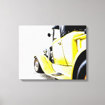 Hot Rod Stretched Canvas Print
