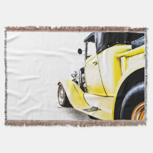 Hot Rod Throw Blanket