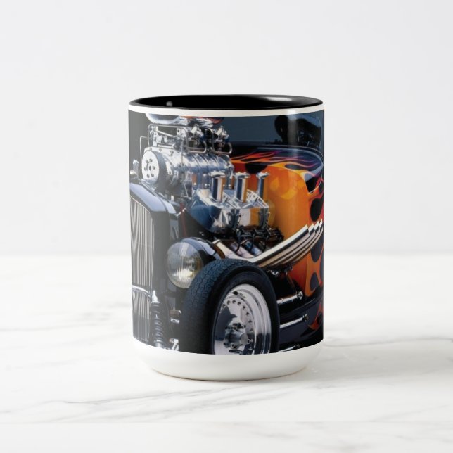 Hot rod Two-Tone coffee mug (Center)