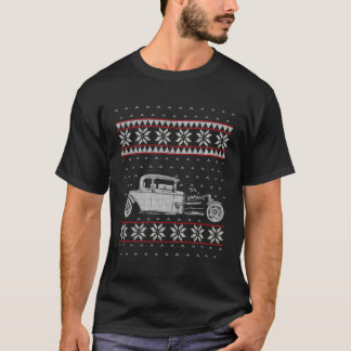 Hot Rod Ugly Christmas Sweater Classic American Ca