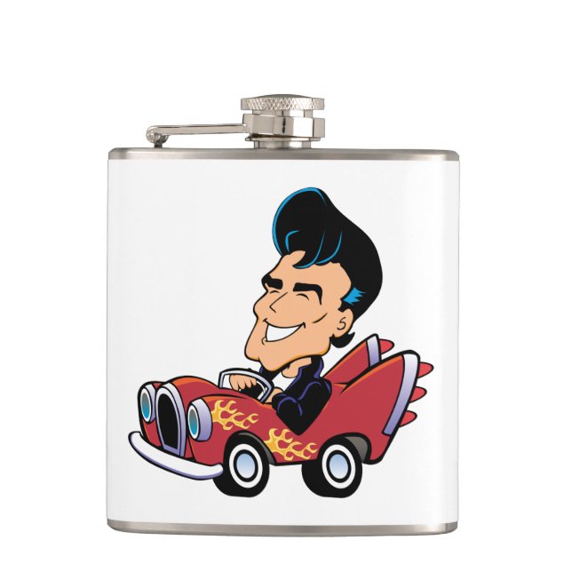 Hot Rodder Hip Flask (Front)
