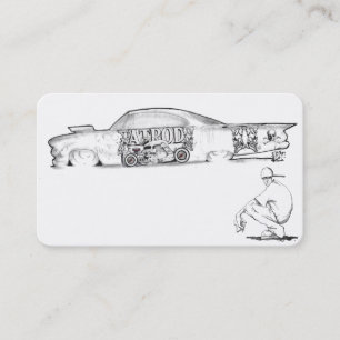 Hot Rods and Automobiles Business Card Ideas