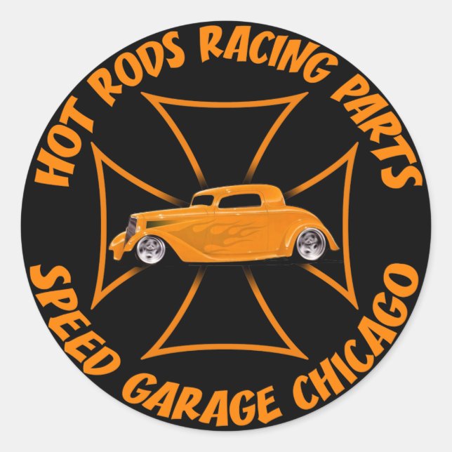 Hot Rods Sticker (Front)