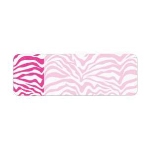 Hot rose Zebra Imprimer Wild Animal Stripes Nouvea