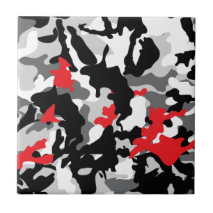 Hot Safari black and white Tile