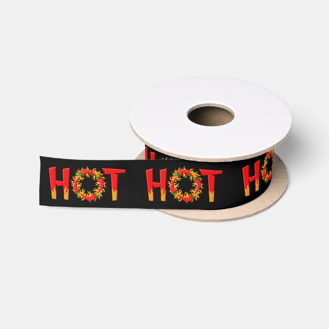 HOT SATIN RIBBON (Spool)