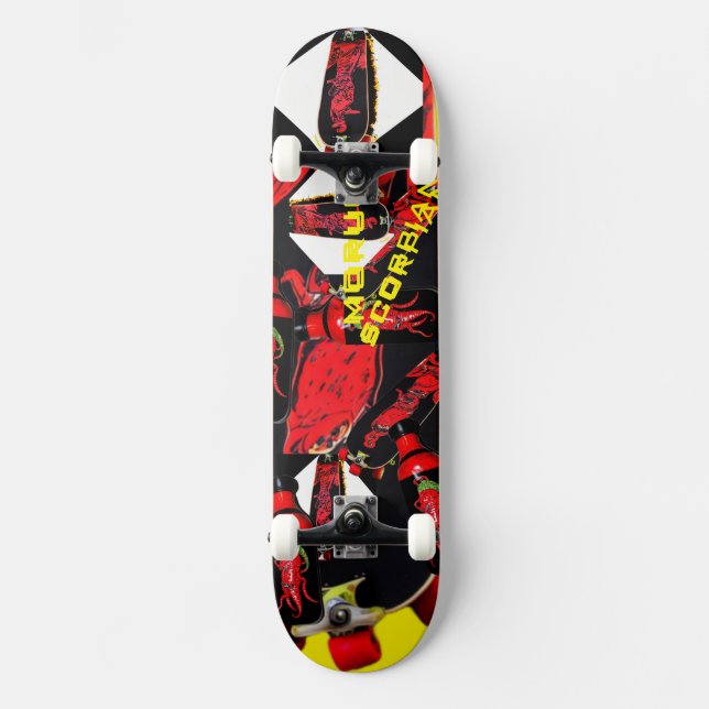 Hot Sauce! #5 "Trinidad Moruga Scorpian" Skateboard (Front)