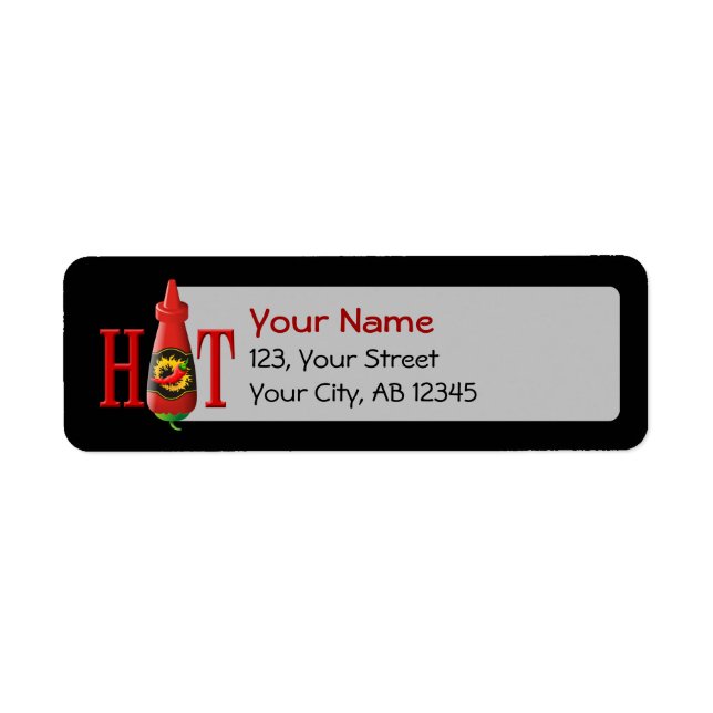 Hot Sauce Bottle (Front)
