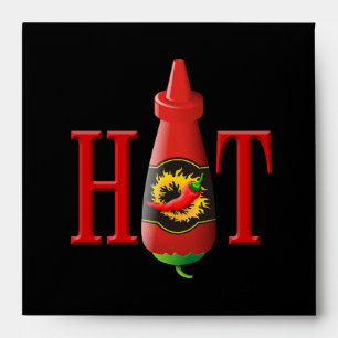 Hot Sauce Bottle Envelopes
