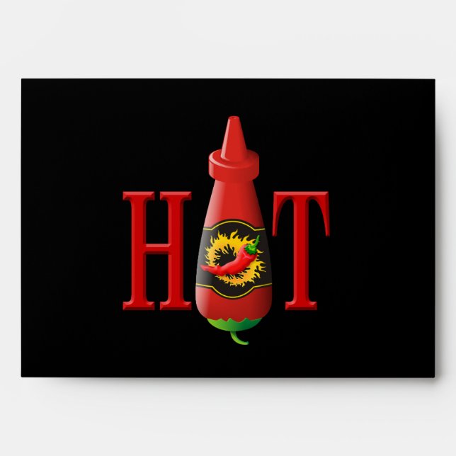 Hot Sauce Bottle Envelopes (Front)