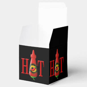 Hot sauce bottle favor box