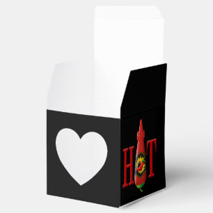 Hot sauce bottle favor box