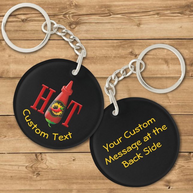 Hot Sauce Bottle Keychain (Creator Uploaded)