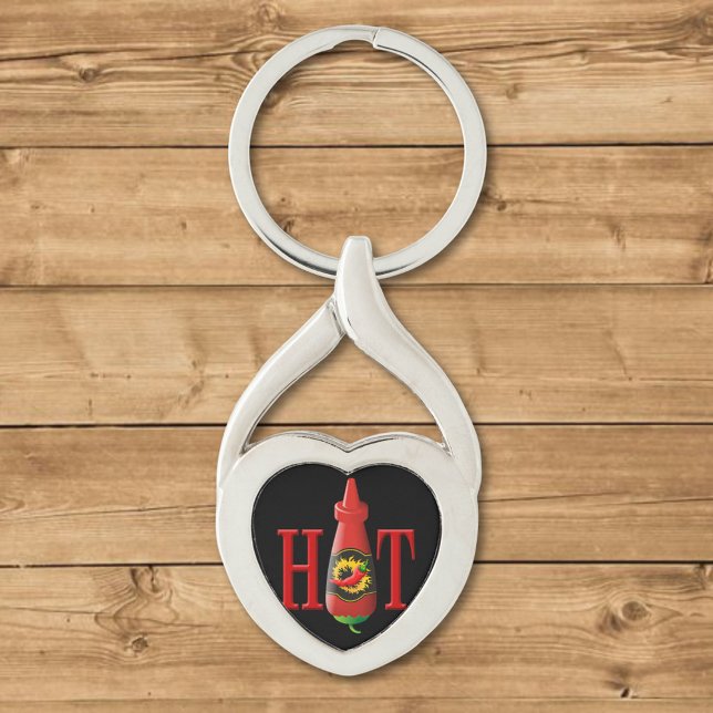 Hot Sauce Bottle Keychain (Creator Uploaded)