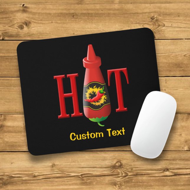 Hot Sauce Bottle Mouse Pad (Creator Uploaded)