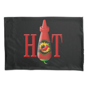 Hot sauce bottle pillowcase