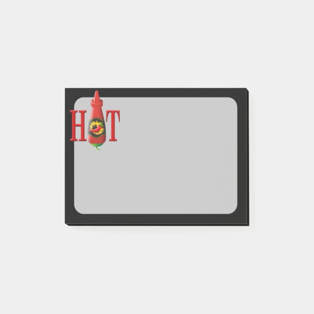 Hot Sauce Bottle Post-it Notes (Front)