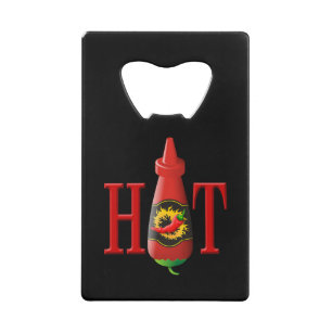 Hot Sauce Bottle Wallet Bottle Opener