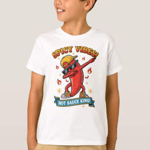 Hot Sauce King Chili Pepper Graphic Tee