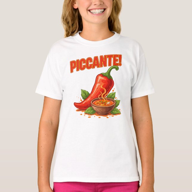 Hot Sauce Lover Tee – Bold Red Pepper Design (Front)