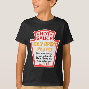 Hot Sauce Spirit Filled Condiment Costume Party Ma T-Shirt
