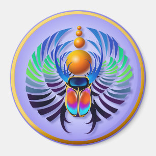 Hot Scarab light Magnets