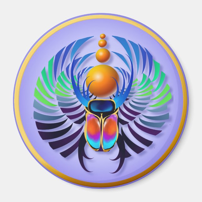 Hot Scarab light Magnets (Front)