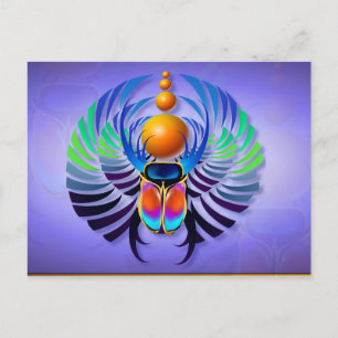 Hot Scarab light Postcard