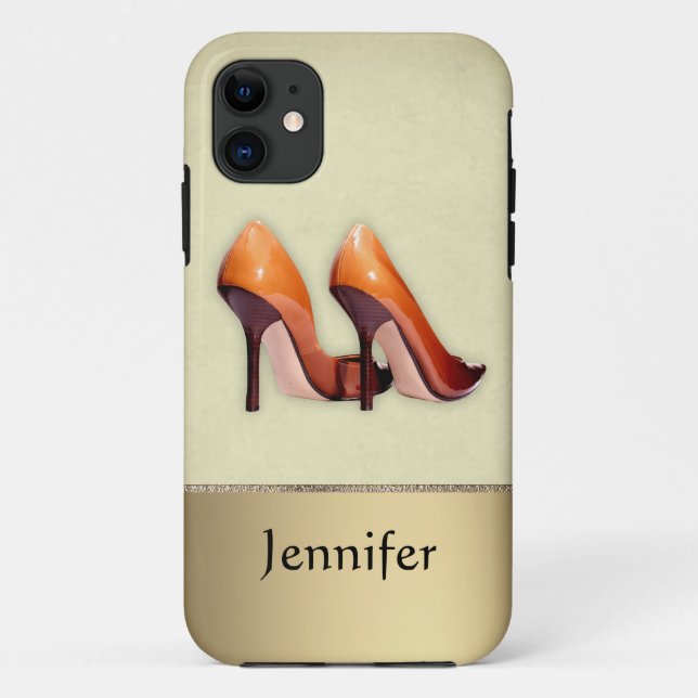 Hot Shoes with name Case-Mate iPhone Case (Back)