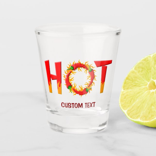 HOT SHOT GLASS (Front)