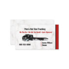 Hot Shot Trucking Business Card