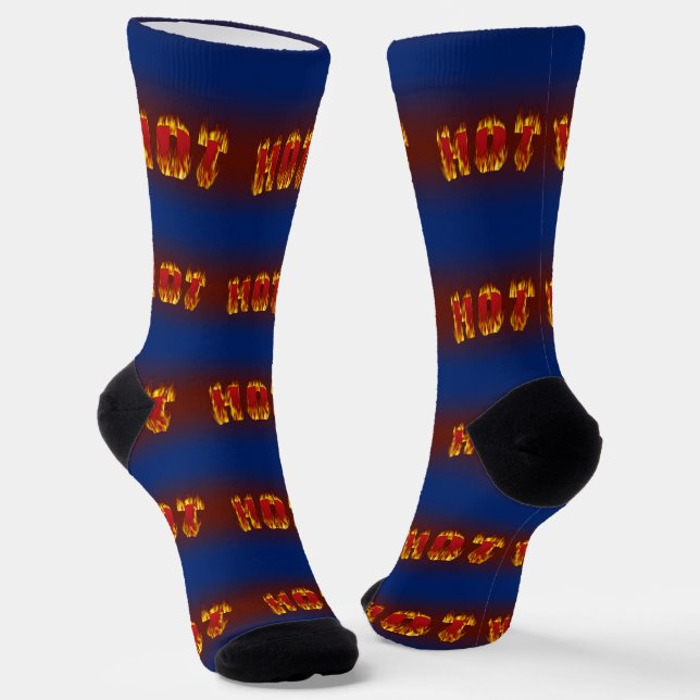 Hot Sign Socks (Angled)