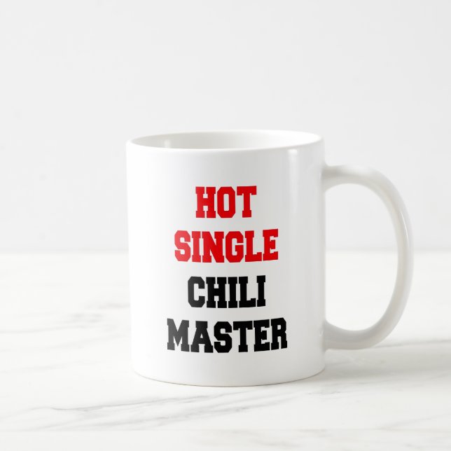 Hot Single Chili Master Coffee Mug (Right)