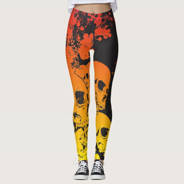 Hot Skulls Leggings (Front)