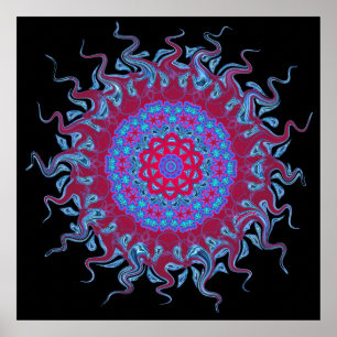 Hot Snowflake Print