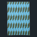 HOT & SPICY chiles jalapeno pattern Kitchen Towel<br><div class="desc">Decorate your kitchen with this fun and spicy jalapeno dish towel. Makes a great housewarming or wedding gift!
You can customize it and add text too.
Check my shop for lots more colours and patterns!</div>