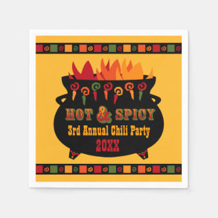 Hot & Spicy Chili Party Napkin