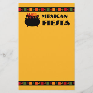 Hot & Spicy Fiesta Stationery