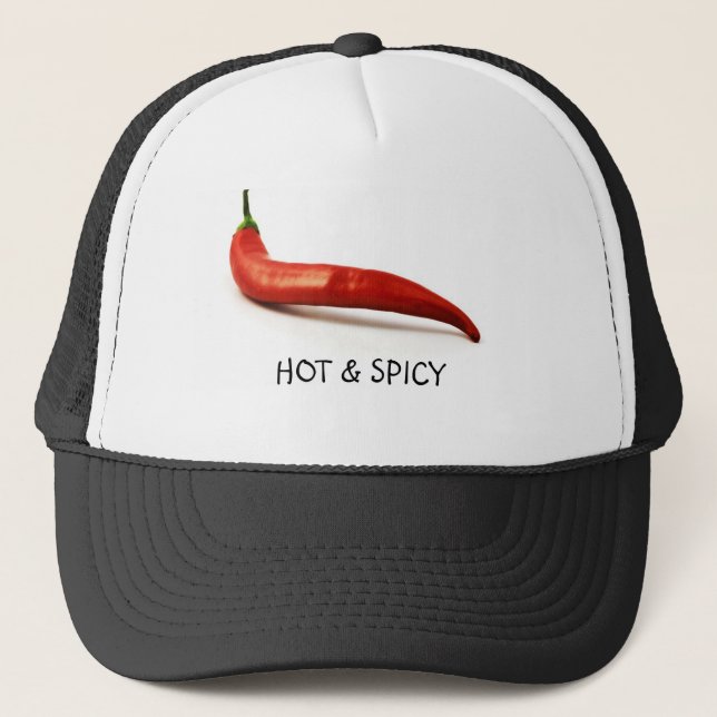 HOT & SPICY TRUCKER HAT (Front)