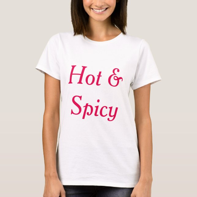 Hot & Spicy Women's Basic T-Shirt (Front)