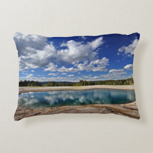 Hot Spring Decorative Pillow