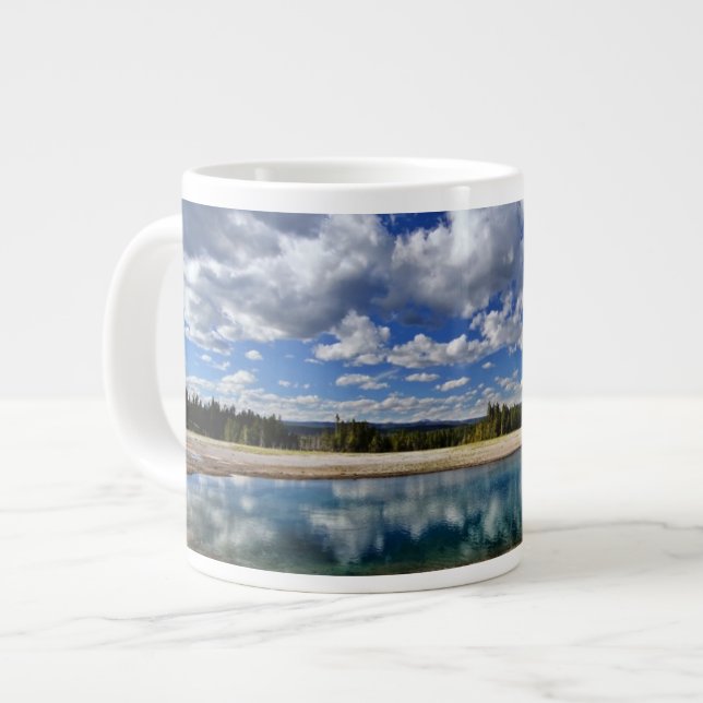 Hot Spring Large Coffee Mug (Front Left)