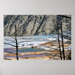 Hot Spring Nature Poster