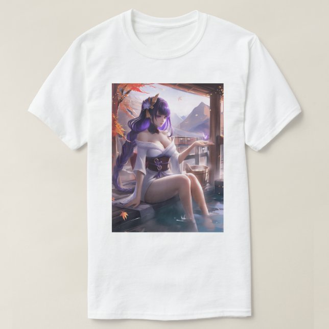 Hot Spring Raiden Shogun 89 T-Shirt (Design Front)