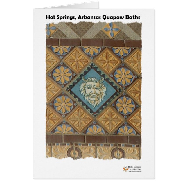 Hot Springs, AR Quapaw Dome Tiles Gifts Apparel (Front)