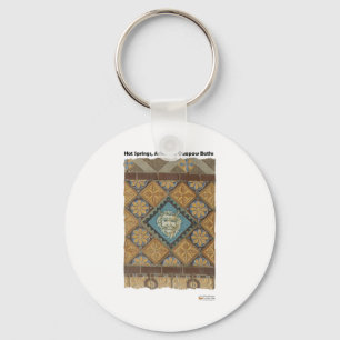 Hot Springs, AR Quapaw Dome Tiles Gifts Apparel Keychain