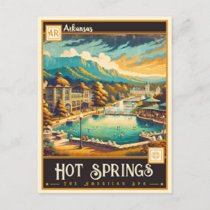 Hot Springs, Arkansas Vintage Postcard